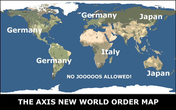 The Axis New World Order Map