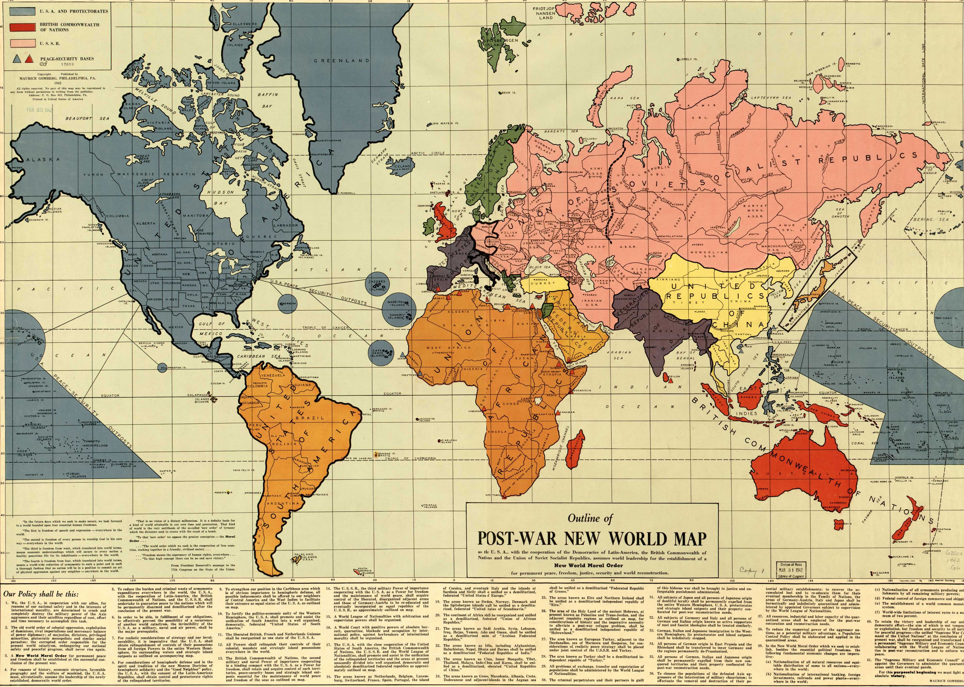 World Map Britain