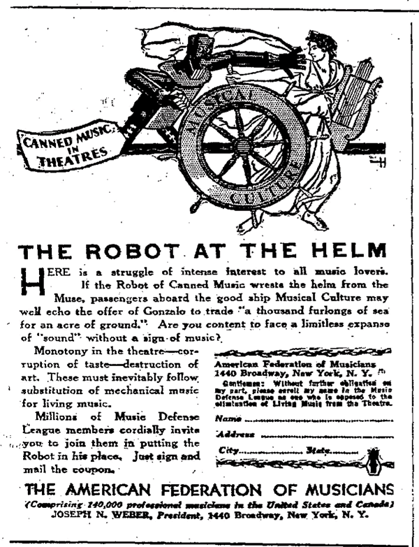 “The Robot at the Helm” ad