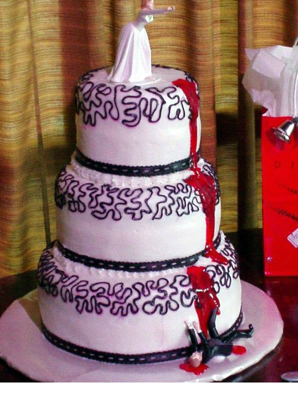 Death Wedding Cakes