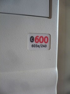 "C600 603e/240" marking on the computer