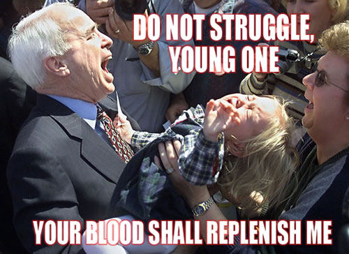 john mccain young. John McCain Picture of the Day
