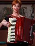 Thumbnail image for Joan from &ldquo;Mad Men&rdquo; on Accordion
