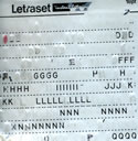 Letraset sheet