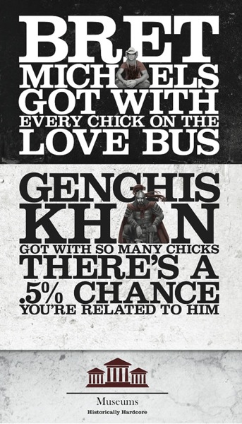 Genghis khan museum poster