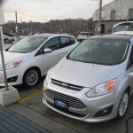 White and Silver C-MAXes parked side by side