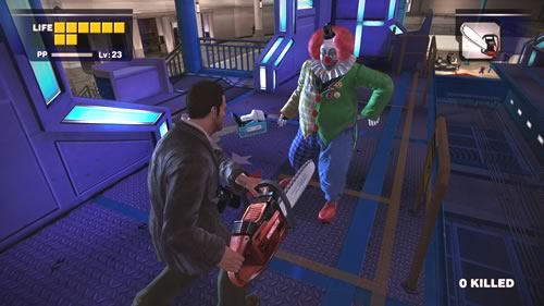 Scene from the XBox 360 game 'Dead Rising'.