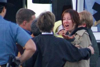 Kati Kim, after being rescued.