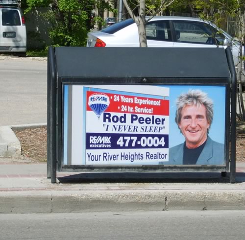 Ad for real estate agent Rod Peeler.