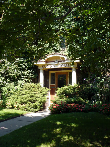 Facade of Sunny South, on Bloor Street near High Park Avenue, Toronto.