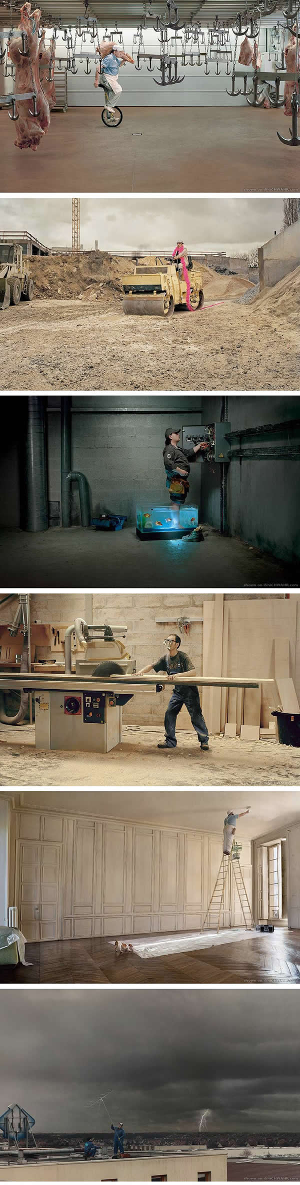 “Danger at Work” photo set