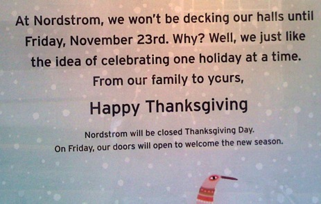 Nordstrom Christmas announcement