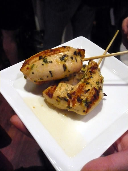 Chicken skewers