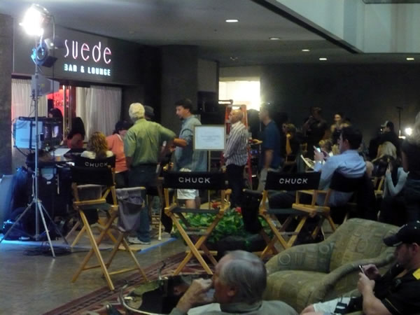 "Chuck" shoot at the Westin Bonaventure