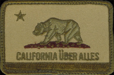 "California Uber Alles" patch