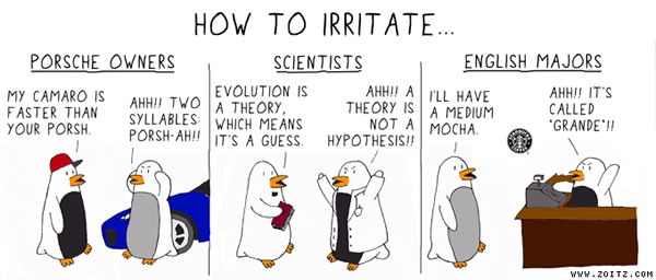 "How to Irritate" comic