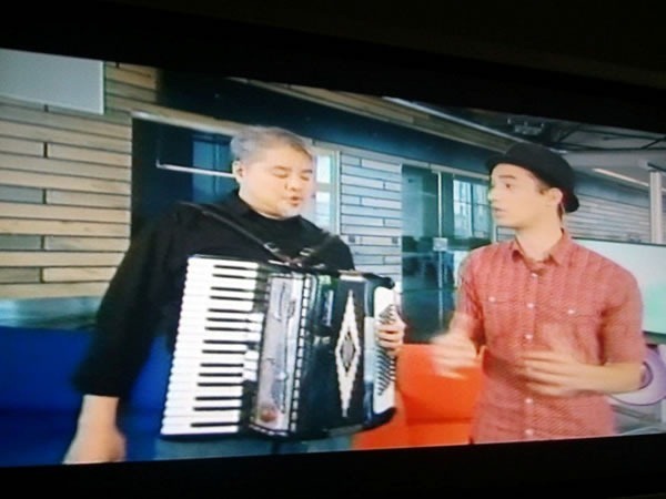 Joey and Carlos on YTV's "The Zone"