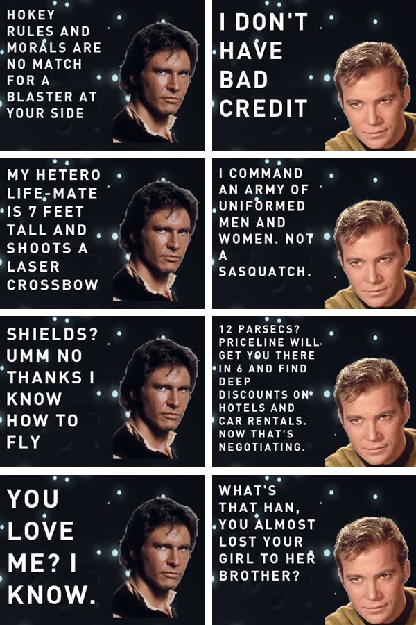 Quotes from the "Han vs. Kirk" debate