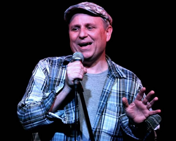 Bobcat Goldthwait, circa 2012, doing stand-up comedy