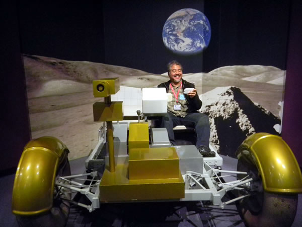 texting and driving on the moon