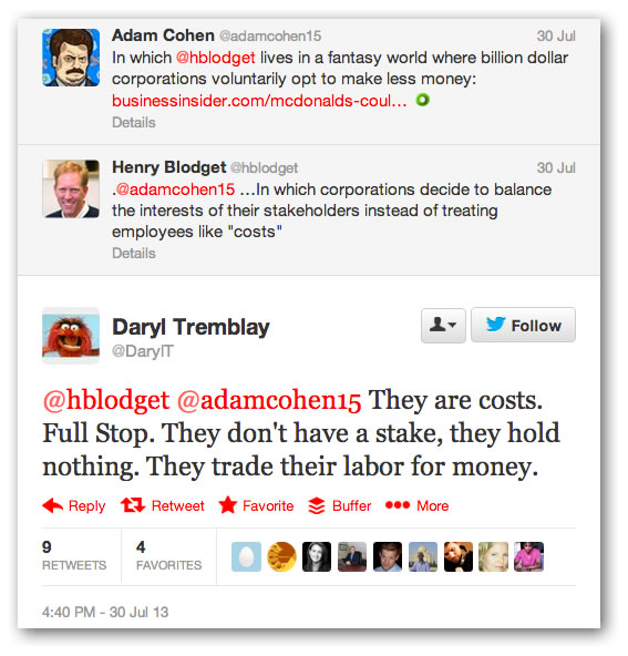 daryl tremblay - they are costs