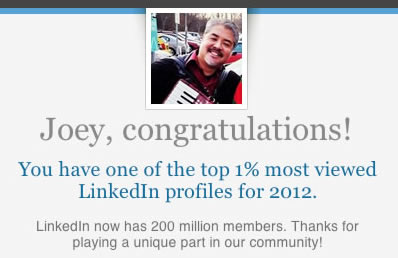 joey devilla top 1 percent linkedin 1
