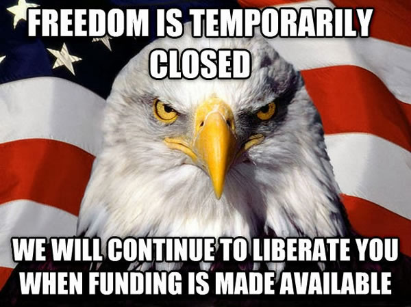 freedom is temporarily closed
