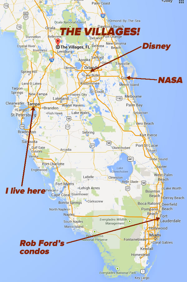 Thoughts on life in Florida and the worlds largest, rowdiest, sexiest retirement community