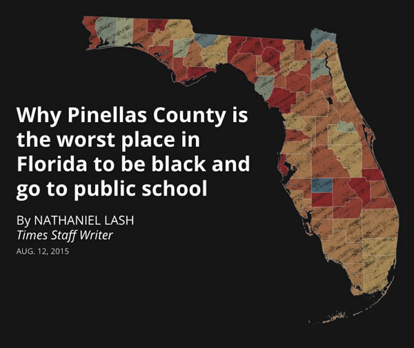 pinellas county worst place black school