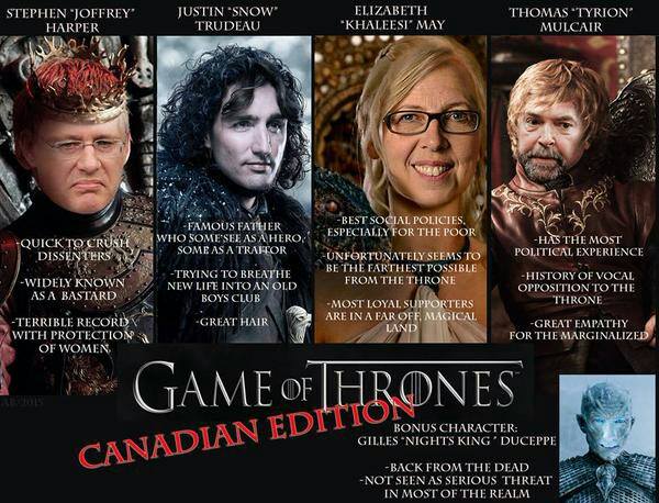 game of thrones canadian edition