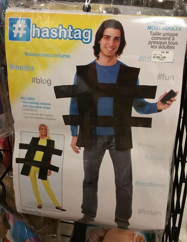 hashtag costume