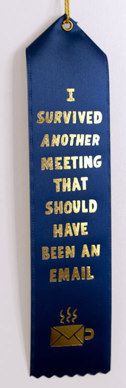 meeting should have been an email ribbon