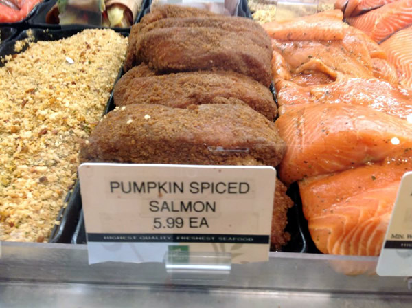 pumpkin spiced salmon
