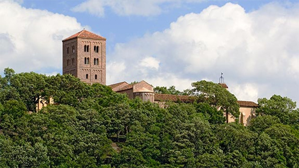 the cloisters from a distance