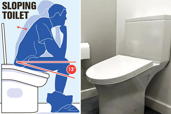 Sloped Toilet Seat - Toilet Seats - Pooping Angle