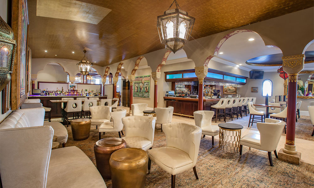 Casa Monica hotel’s lobby bar, the Cobalt Lounge.