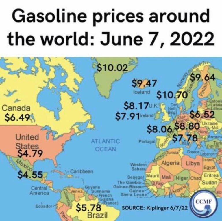 gasoline prices around the world The Adventures of Accordion Guy in the 21st Century