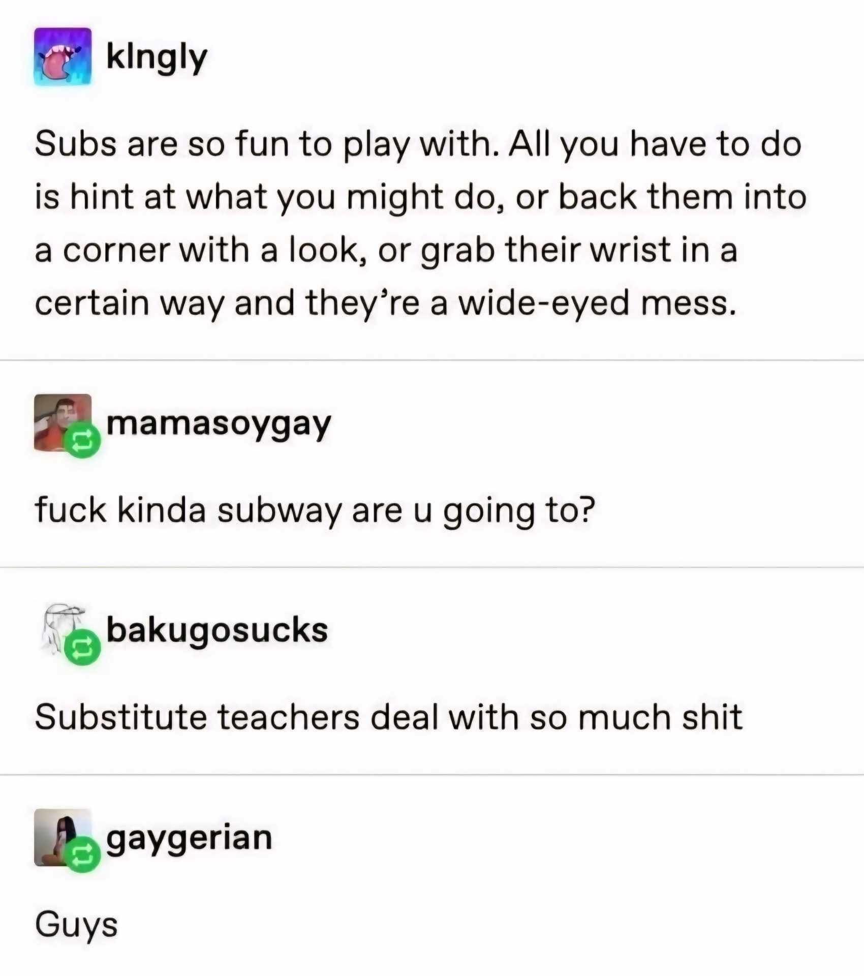 subs