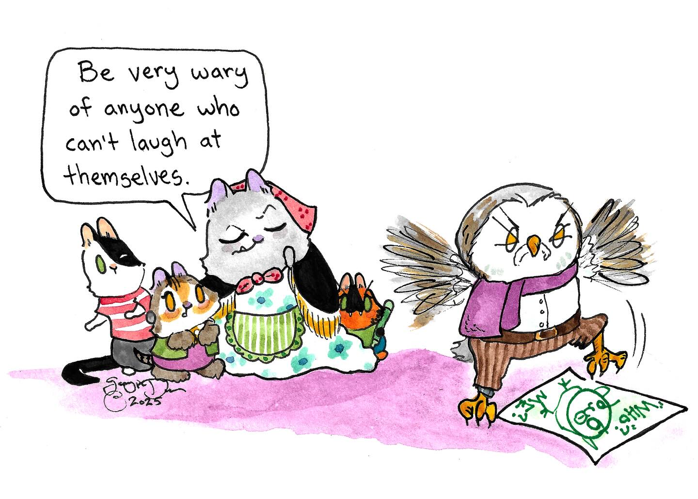 be-very-wary-of-anyone-who-cant-laugh-at-themselves