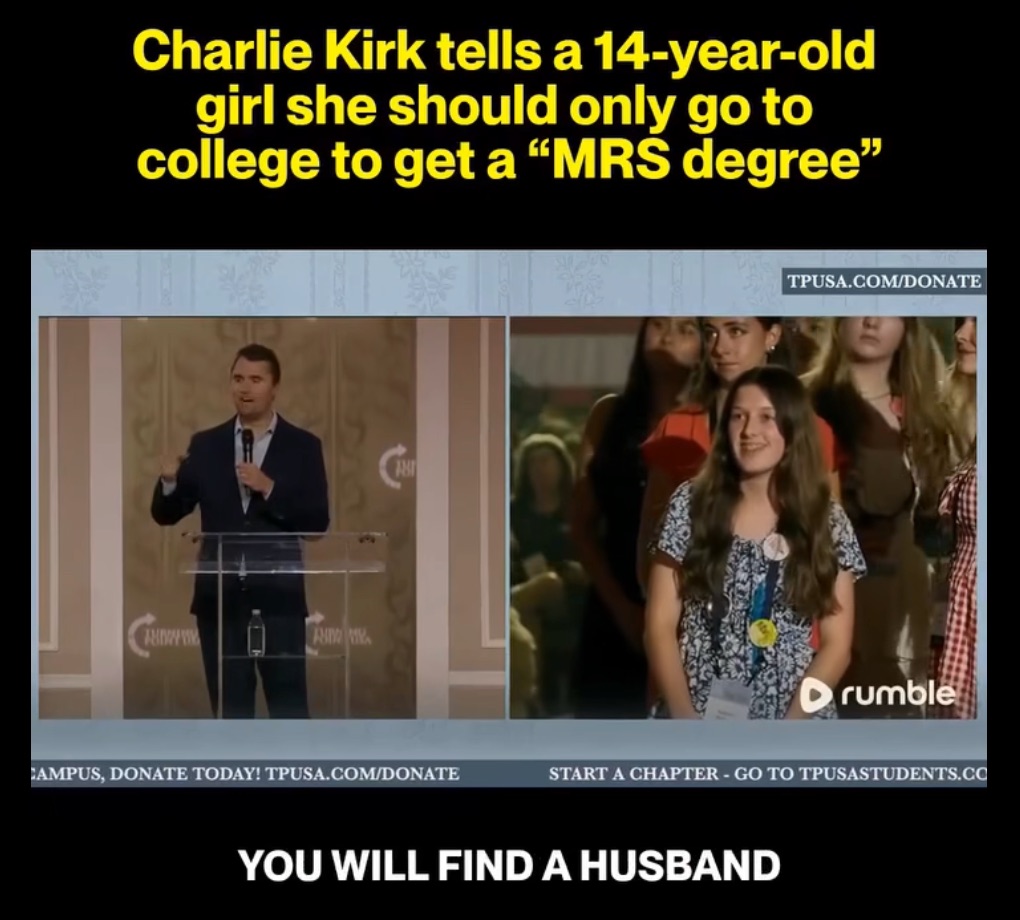 charlie_kirk_says_get_an_mrs_degree