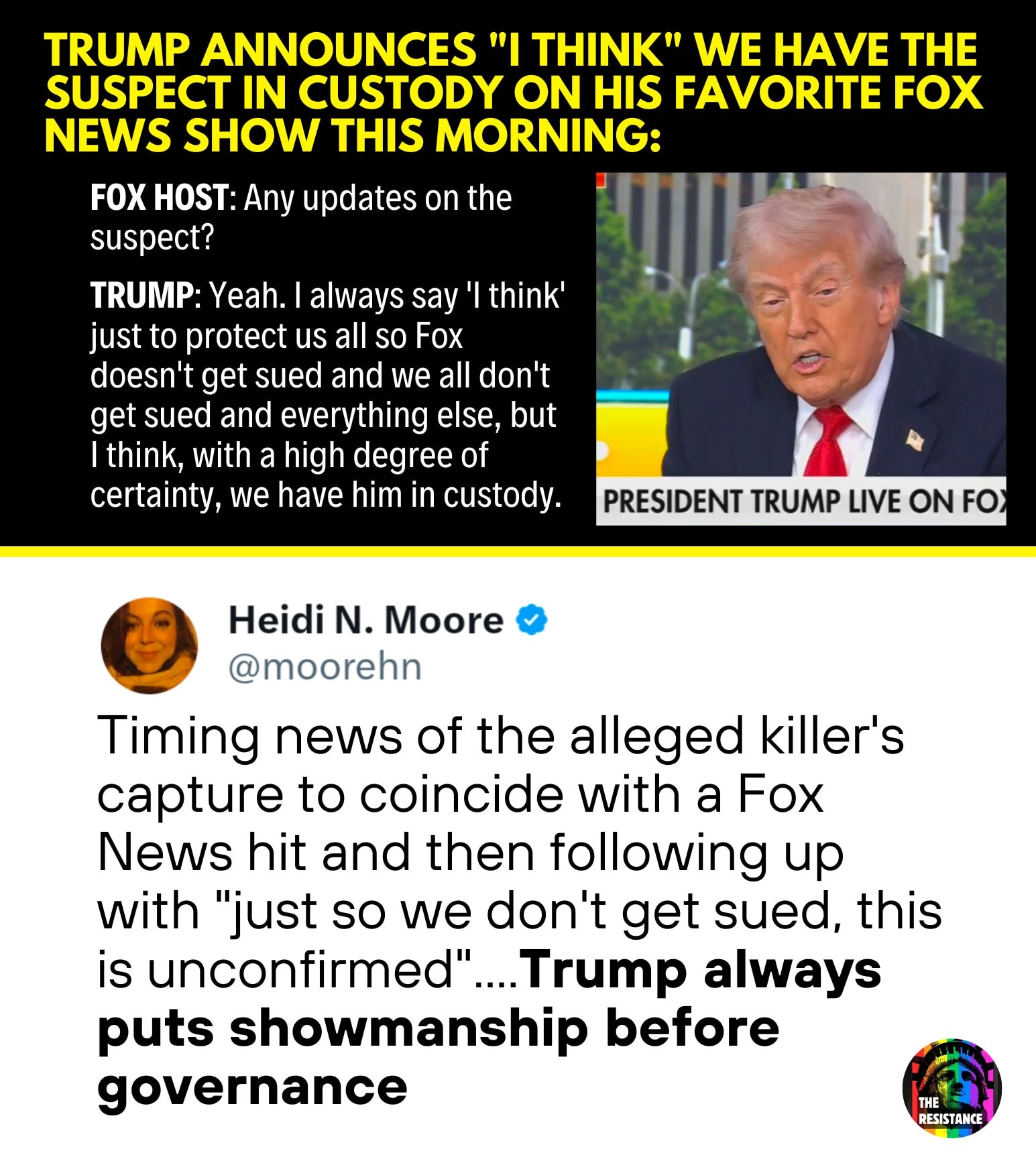 showmanship-before-governance