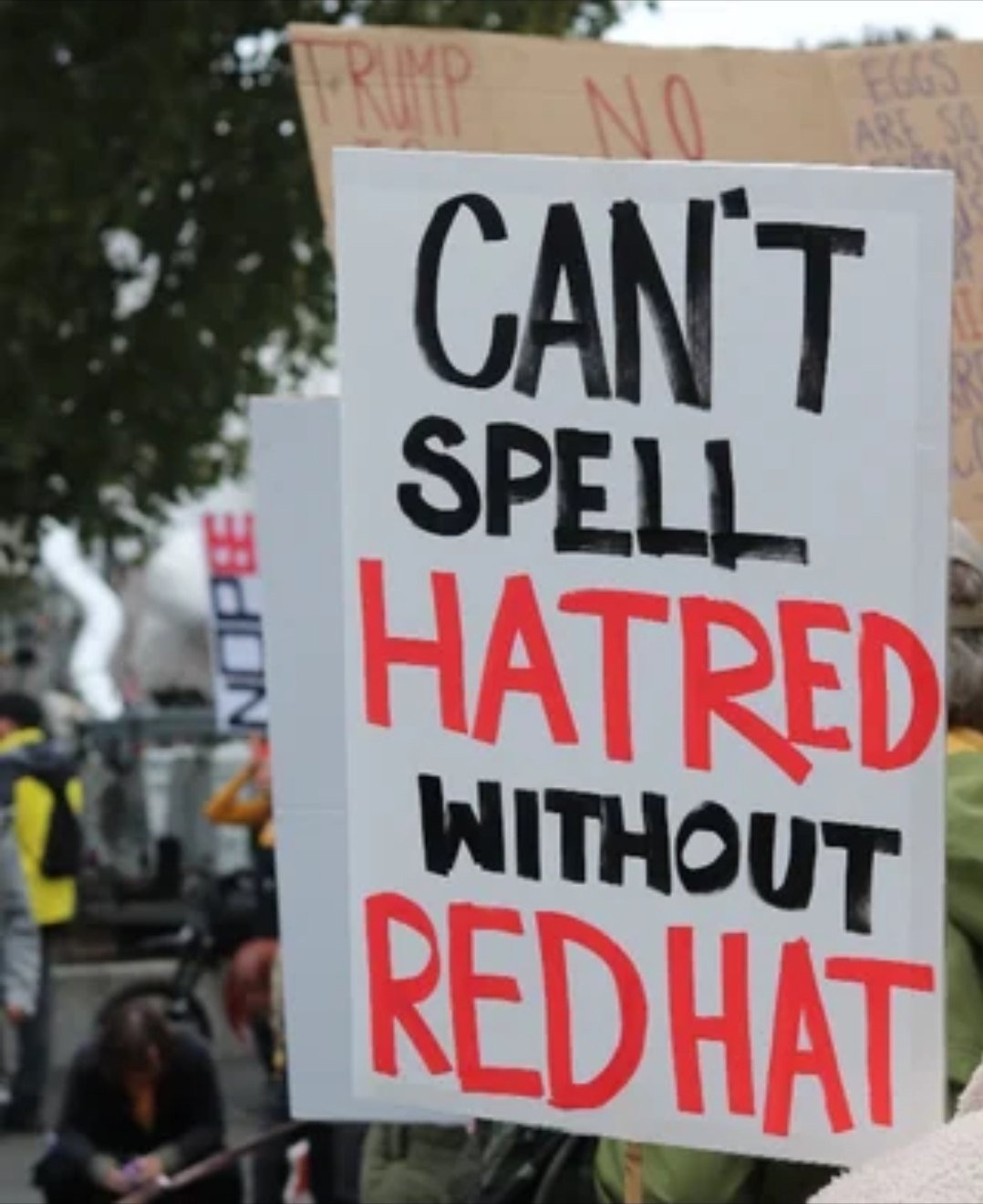 cant-spell-hatred-without-redhat