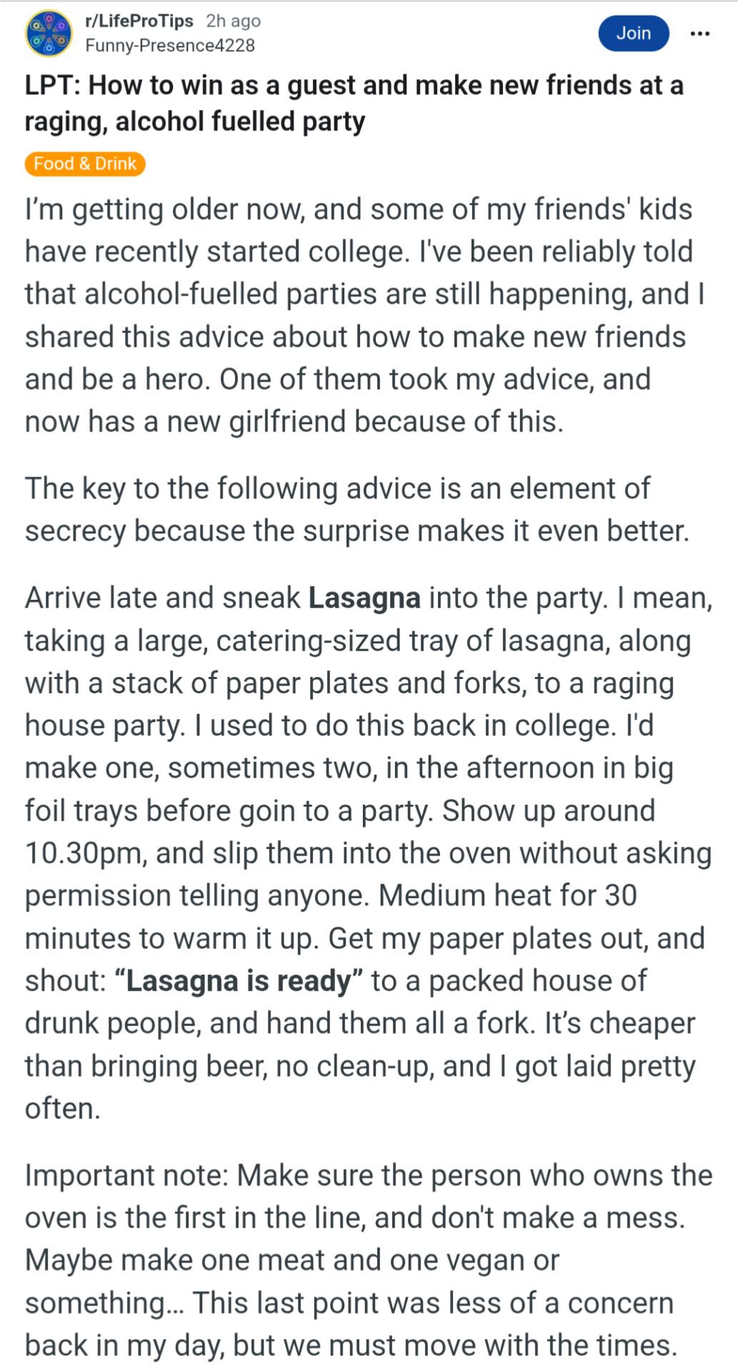 lasagna-life-protip