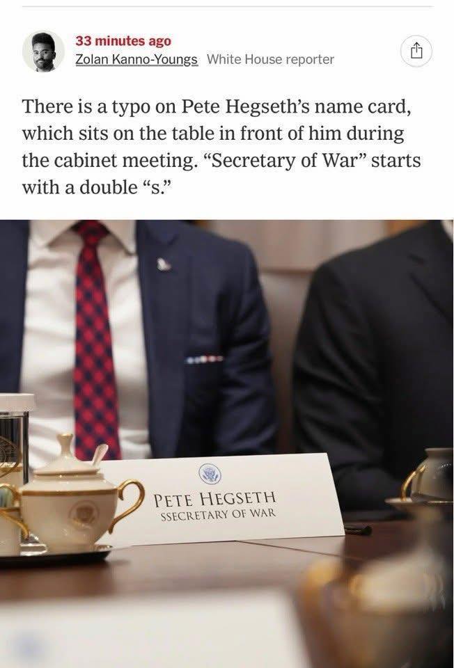 typo-on-hegseths-name-card